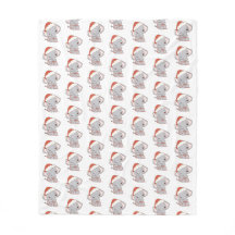 Jul Elephant Fleece Blanket