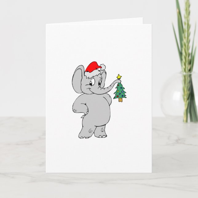 Jul Elephant Helgkort (Framsida)