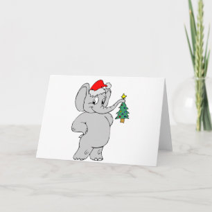 Jul Elephant Helgkort