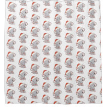 Jul Elephant Shower Curtain