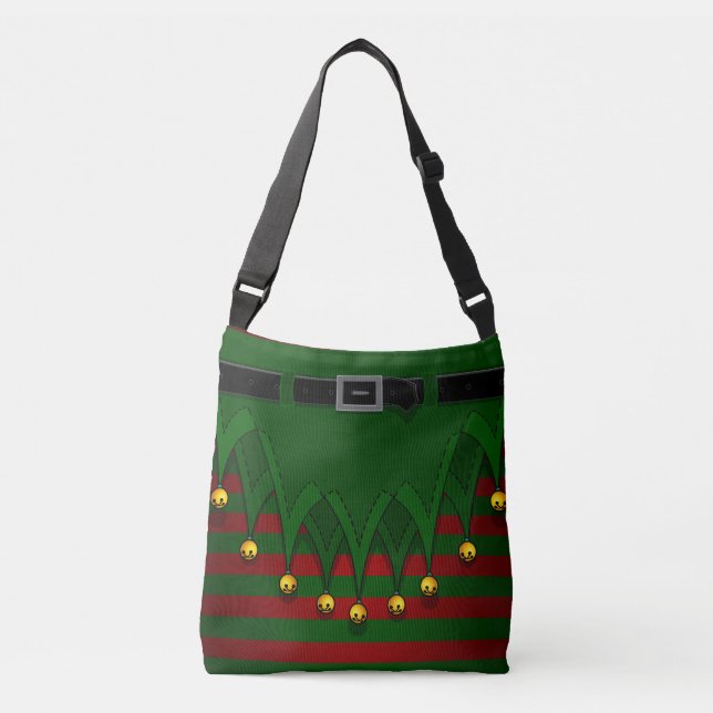 Jul Elf Bags Festive Helgdag Elf Tote bags Axelväska (Framsida)