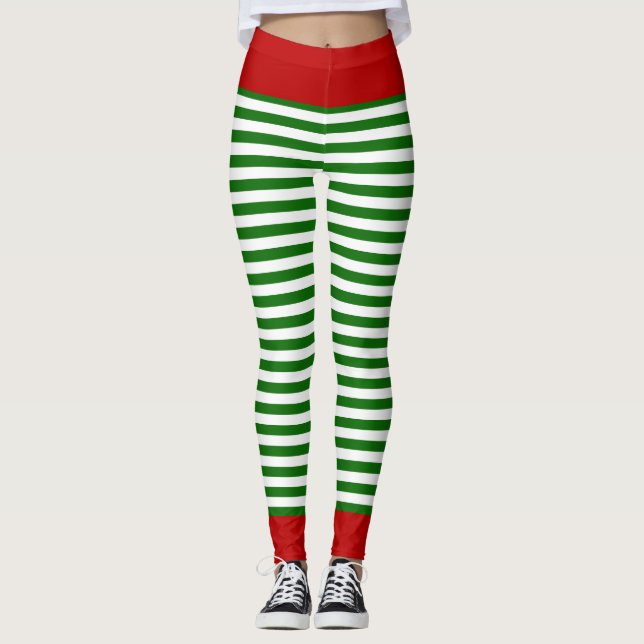 Jul Elf Costume Leggings (Framsida)
