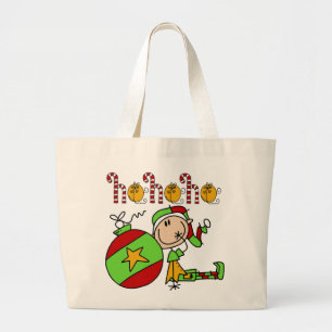 Jul Elf Cute Festive Jumbo Tygkasse