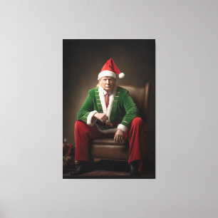 Jul Elf Donald Trump Canvastryck