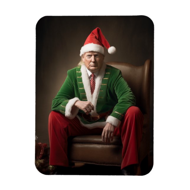 Jul Elf Donald Trump Magnet (Vertikal)