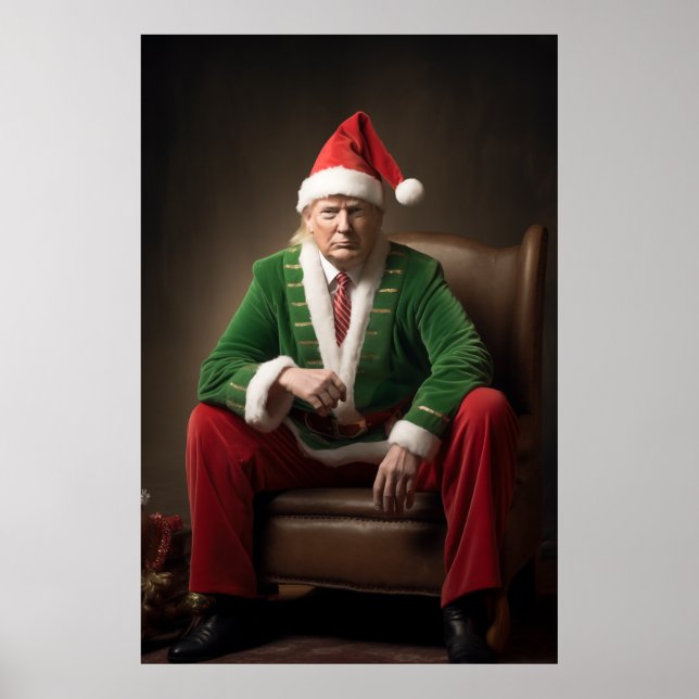 Jul Elf Donald Trump Poster (Framsidan)