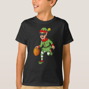 Jul Elf Dribbling A Basketball T Shirt