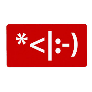 Jul Elf Emoticon Julafton ASCII Text Art Fraktsedel