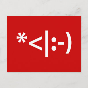 Jul Elf Emoticon Julafton ASCII Text Art Helg Vykort