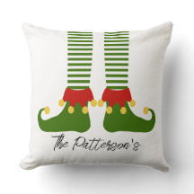 Jul Elf-familjen NAMN Festive Helgdag Decor