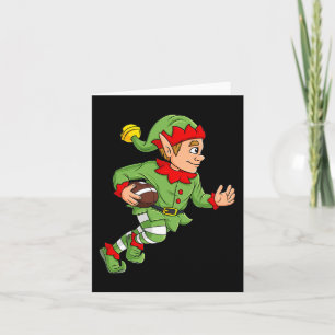 Jul Elf Football Runback Boys Kids Fami Kort