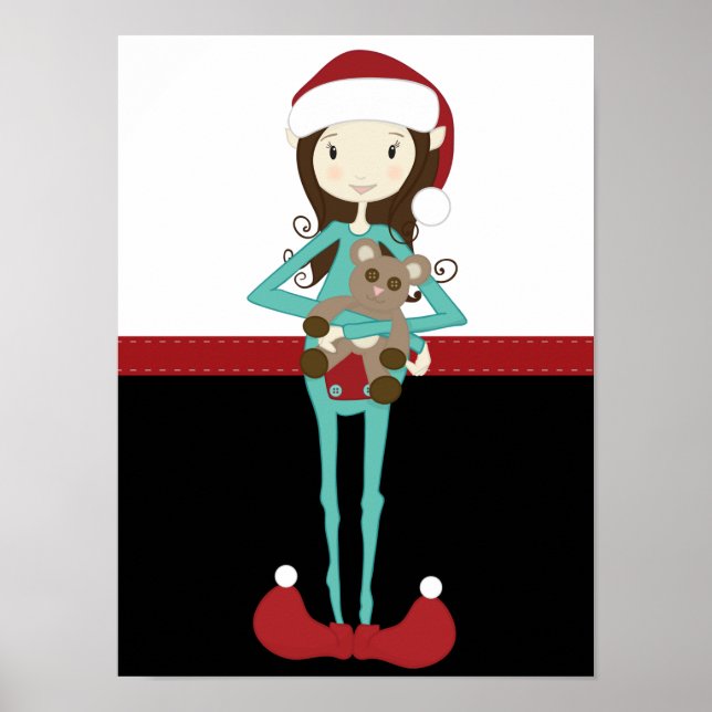 Jul Elf Girl Poster (Framsidan)