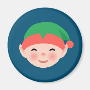 Jul Elf i Grönt Hat om Blue Magnet
