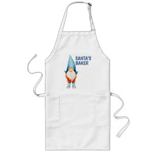 Jul Elf, jultomtens Baker-julpron Långt Förkläde