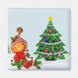 Jul Elf Magnet