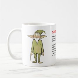 Jul Elf North Pole Craftsperson Dictionary Kaffemugg
