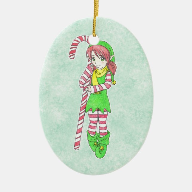Jul Elf Ornament (Framsidan)