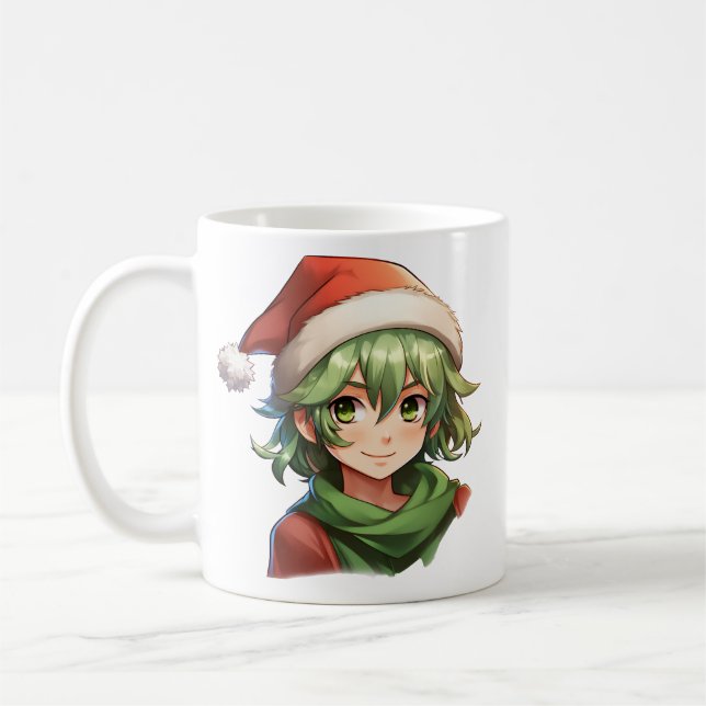 Jul Elf Porträtt Kaffemugg (Vänster)