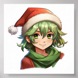 Jul Elf Porträtt Poster