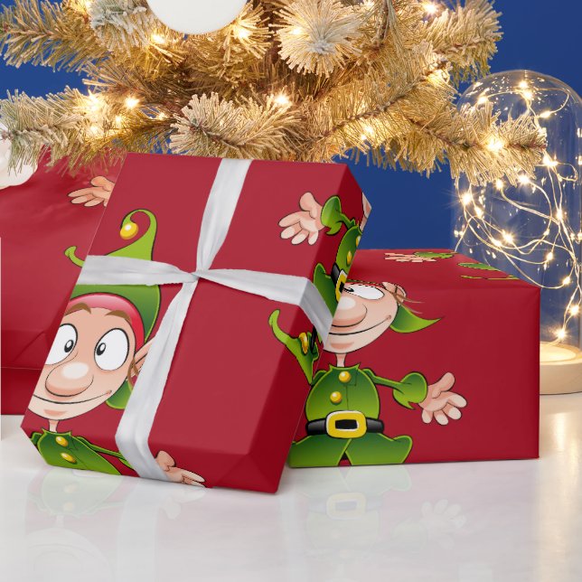 Jul Elf Presentpapper (Helgdagar)