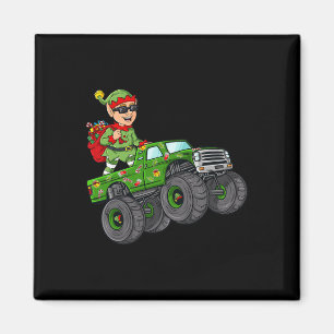 Jul Elf Riding Monster Lastbil Boys Kids Famil Magnet