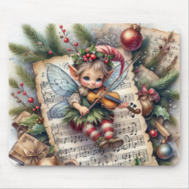 Jul Elf Spelar en violin Musmatta
