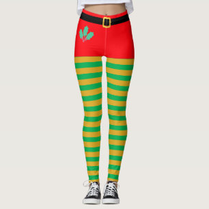Jul Elf Stripe-baljväxter från mode Leggings