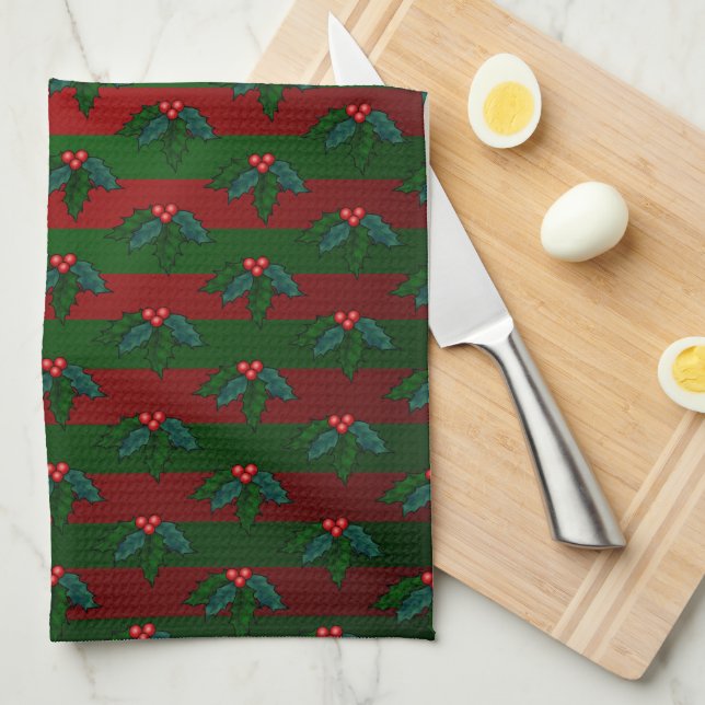 Jul Elf Towel Anpassningsbar Helgdag Tea Towels Kökshandduk (Vikt i Fjärdedel)