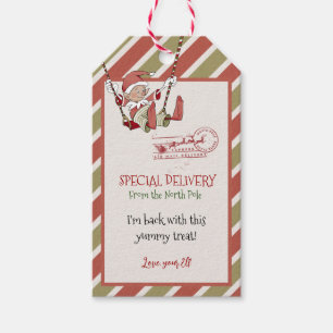 Jul Elf Treat Presentetikett