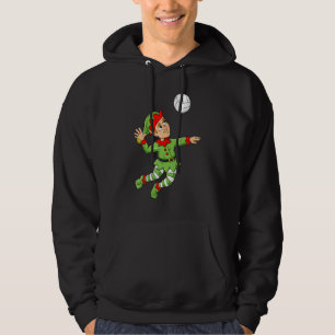 Jul Elf Volleyball Boys Girls Kids Tonåringar Xma Hoodie