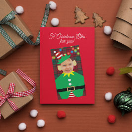 Jul Elfie Personlig Foto jul Helgkort