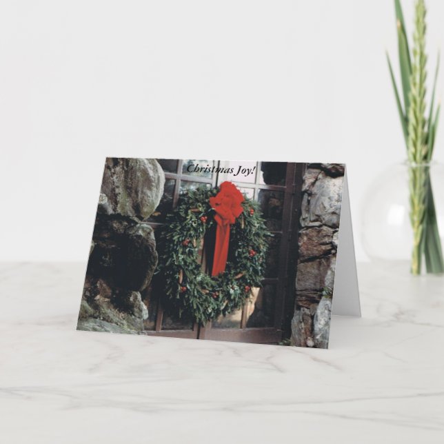 Jul eller Helgdag Card med andedräkt Helgkort (Framsida)