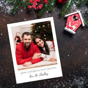 Jul- eller Högtid Instant Foto - med Rutigt