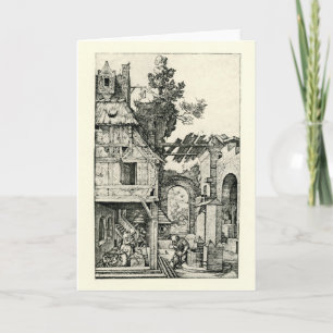 Jul- eller Kristus födelse av Albrecht Durer Helgkort