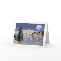 Jul- eller Solstice Card - "Solstice Blessings"