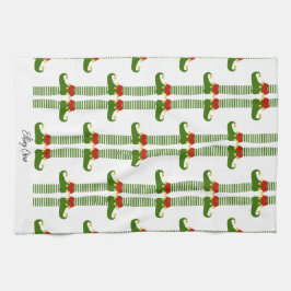 Jul Elves Helgdag ELFING CREW Festive Roligt Kökshandduk