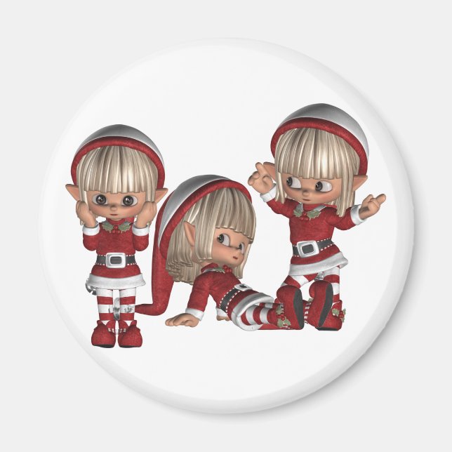Jul Elves Magnet (Framsidan)