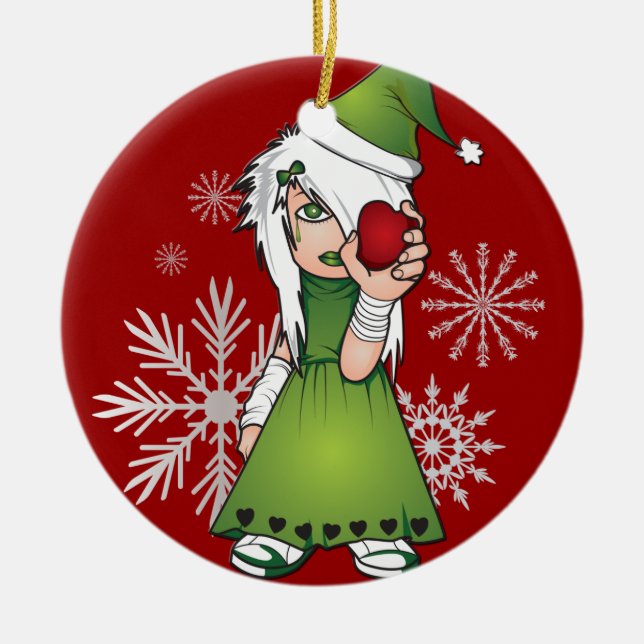 Jul Emo Girl Ornament (Framsidan)