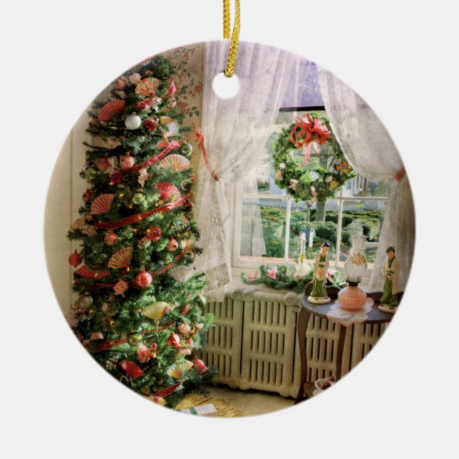 Jul - en japansk jul julgransprydnad keramik (Framsidan)