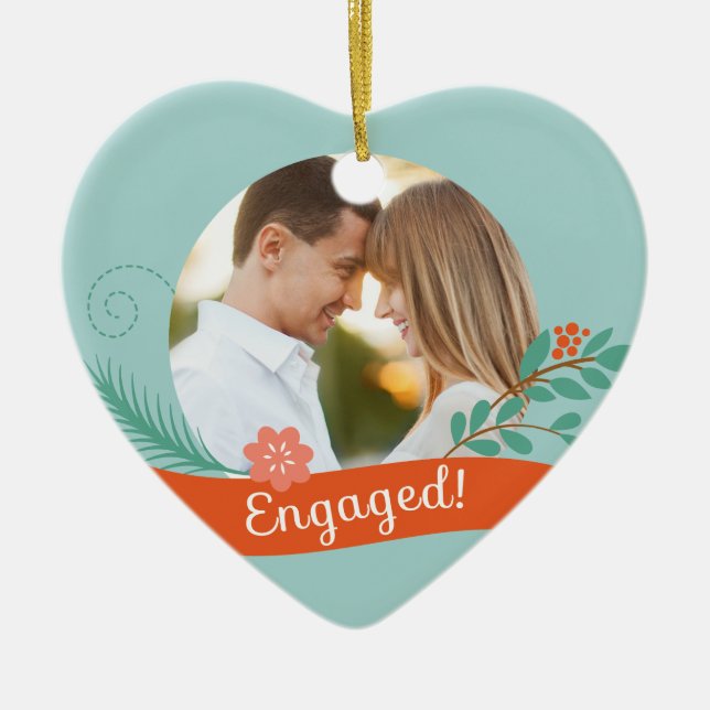 Jul - Engaged Photo Ornament (Framsidan)