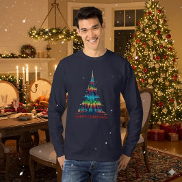 Jul Equalizer Musik Träd T Shirt