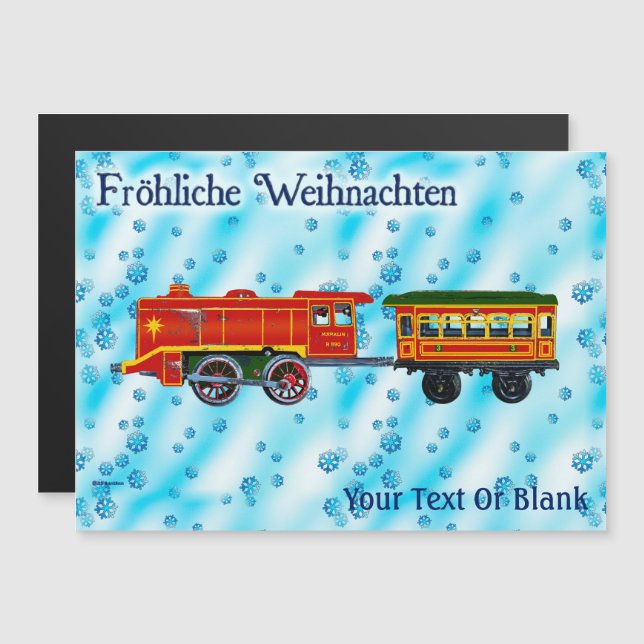 Jul Express - Fröhliche Weihnachten (Fram/baksida)