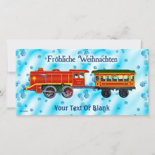 Jul Express - Fröhliche Weihnachten Julkort