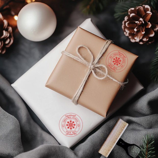 Jul Express Red Classic Stämpel (Christmas Express Red Classic Rubber Stamp)