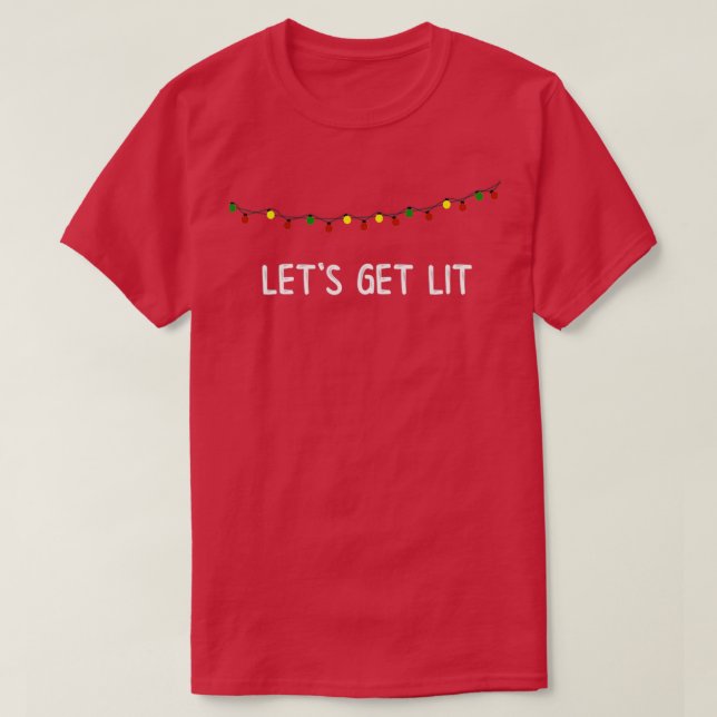 Jul - få julklapp Ljus T Shirt (Design framsida)
