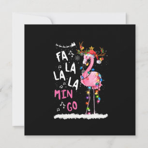 Jul - Fa-La-La Mingo Flamingo Med Jul Inbjudningar