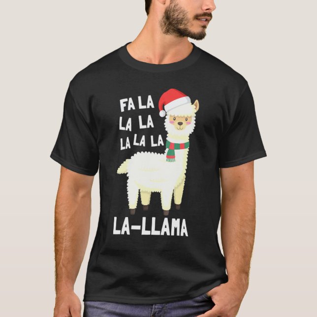 Jul Fa La Lama T Shirt (Framsida)