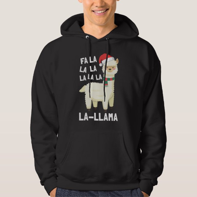 Jul Fa La Llama Essential Hoodie (Framsida)
