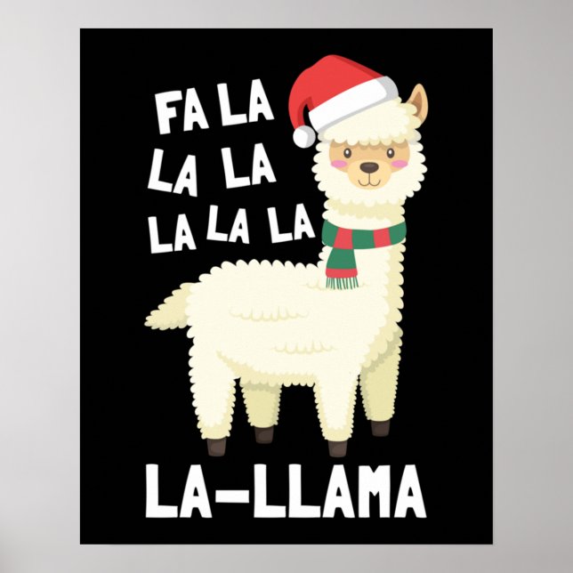 Jul Fa La Llama Essential Poster (Framsidan)