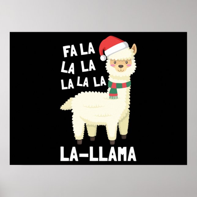 Jul Fa La Llama Essential Poster (Framsidan)